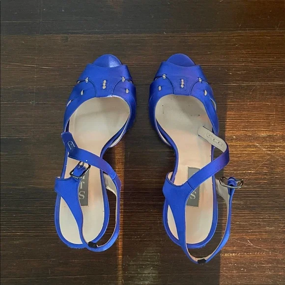 SJP by Sarah Jessica Parker Blue Sandals - Picture 4 of 10